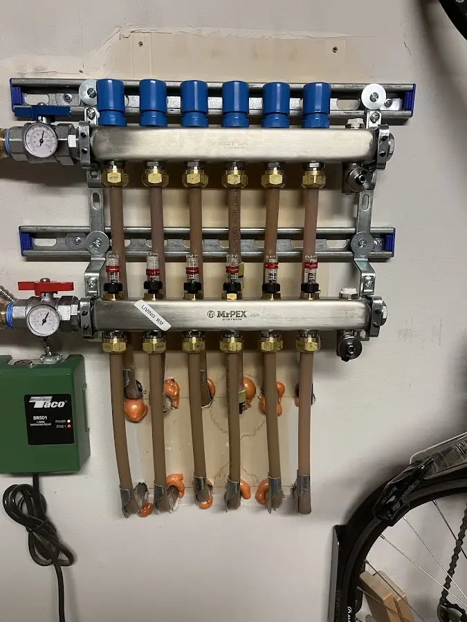 Plumber performing Leak Detection at a residential property in Claverack